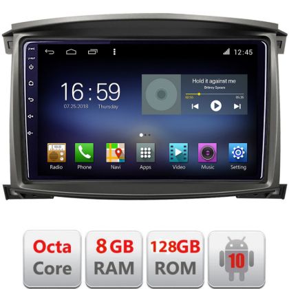 Navigatie Toyota Land Cruiser L100 2002-2006 Android radio gps internet Lenovo Octa Core 8+128 LTE KIT-L105-automatic+EDT-E610