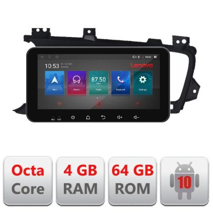 Navigatie Kia Optima 2011-2013 I-091 4+64 ecran 10.33" Android Waze USB Navigatie Internet Youtube Radio