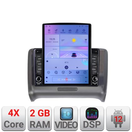 Navigatie Audi TT 2004-2011 K-078 ecran tip TESLA 9.7" cu Android Radio Bluetooth Internet GPS WIFI 2+32 DSP Quad Core