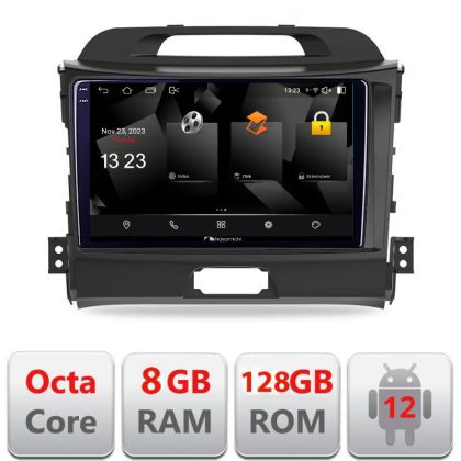 Navigatie Kia Sportage 2010- 5960Pro-325 Android Octa Core Qualcomm 2K Qled 8+128 DTS DSP 360 4G Optical