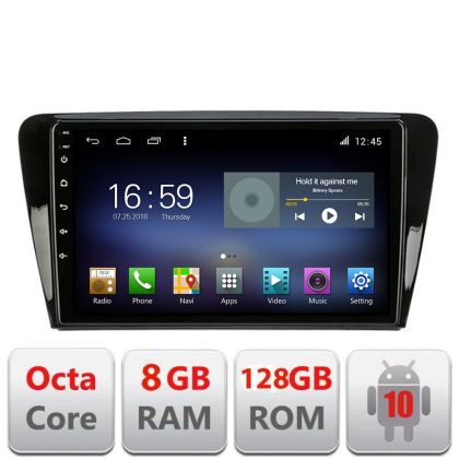 Navigatie Skoda Rapid Seat Toledo 2013+ Android radio gps internet Octa Core 8+128 LTE Kit-rapid+EDT-E609