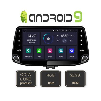 EDOTEC RESIGILAT RES-G1041-8CORE NAVIGATIE DEDICATA CU ANDROID GPS BLUETOOTH HYUNDAI I30 2017-