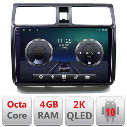 Navigatie Suzuki Swift 2003-2010 C-swift Android Octa Core Ecran 2K QLED GPS 4G 4+32GB 360 KIT-SWIFT+EDT-E410-2K