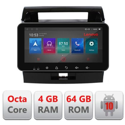 Navigatie Toyota LandCruiser 2008-2015 I-381 4+64 ecran 10.33" Android Waze USB Navigatie Internet Youtube Ra