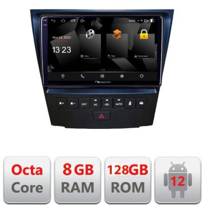 Navigatie Lexus GS-04 2004-2011 5960Pro- GS-04 Android Octa Core Qualcomm 2K Qled 8+128 DTS DSP 360 4G Optical