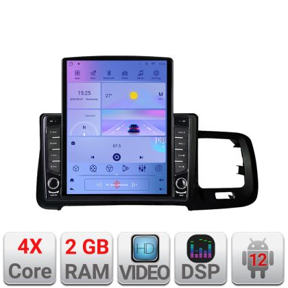 Navigatie dedicata Volvo S60 2008-2014 K-s60-08 ecran tip TESLA 9.7" cu Android Radio Bluetooth Internet GPS WIFI 2+32 DSP Quad