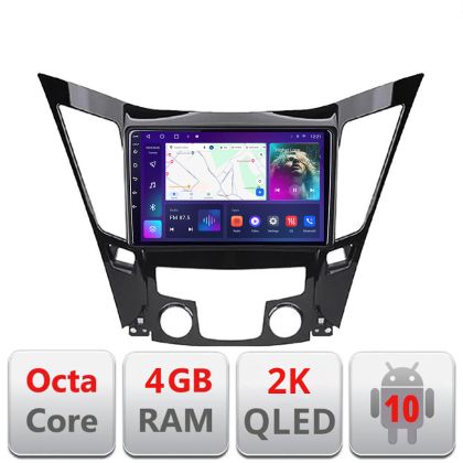 Navigatie HHyundai Sonata 2011-2015 C-259 Android Octa Core Ecran 2K QLED GPS 4G 4+32GB 360 KIT-259+EDT-E409-2K