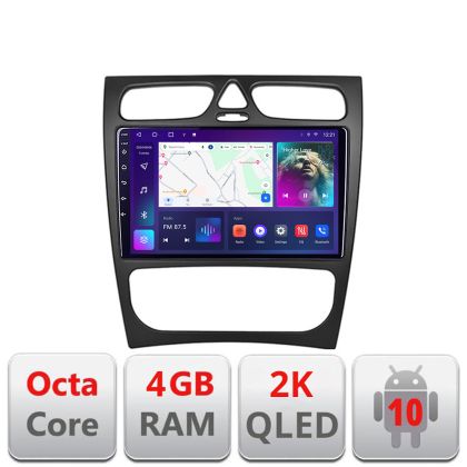 Navigatie Mercedes CLK facelift Android ecran Qled 2K Octa core 4+32 Kit-facelift+EDT-E409-2K