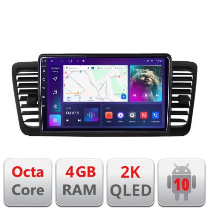 Navigatie Subaru Outback Legacy C-SU02 Android Octa Core Ecran 2K QLED GPS 4G 4+32GB 360 KIT-SU02+EDT-E409-2K