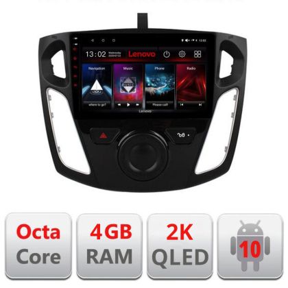 Navigatie Ford Focus 3 L-150, Octacore, 4Gb RAM, 64Gb Hdd, 4G, QLED 2K, DSP, Carplay, Bluetooth