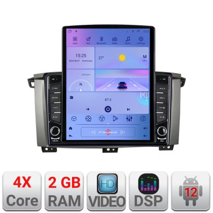 Navigatie Toyota Land Cruiser L100 2002-2006 Android radio gps internet quad core 2+32 ecran vertical 9.7" KIT-L105+EDT-E708