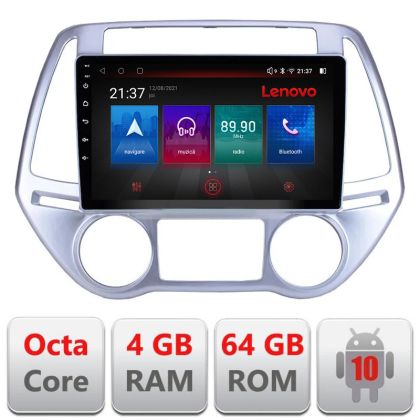 Navigatie HHyundai I20 2011-2014 manual si automat Android radio gps internet Octa Core 4+64 LTE