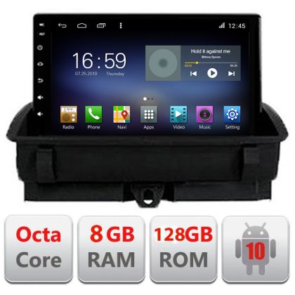 Navigatie Audi Q3 2011-2018 Android radio gps internet Octa Core 8+128GB LTE Kit-q3+EDT-E609