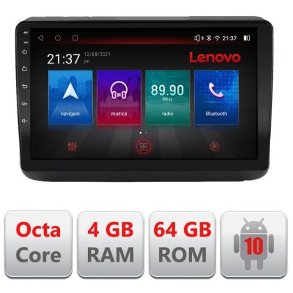 Navigatie Jeep Grand Cherokee 2014-2019 E-JGG Octa Core cu Android Radio Bluetooth Internet GPS WIFI DSP 4+64GB 4G