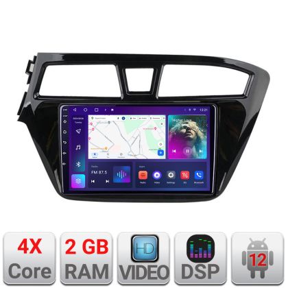 Navigatie HHyundai i20 2015-2018 A-517  2+32 GB Android Waze USB Navigatie Internet Youtube Radio