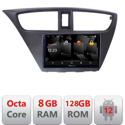 Navigatie Honda Civic 2012-2016 5960Pro-CIVIC Android Octa Core Qualcomm 2K Qled 8+128 DTS DSP 360 4G Optical