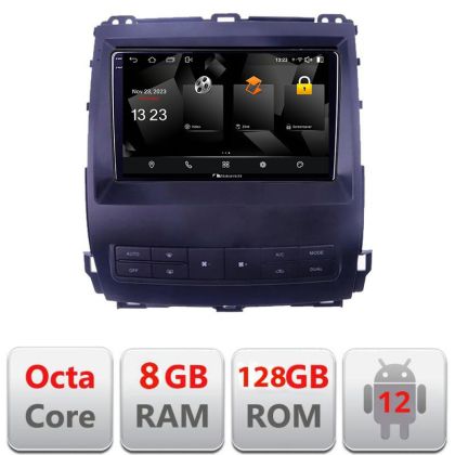 Navigatie Toyota Prado J120 2002-2009 5960Pro- j120 Android Octa Core Qualcomm 2K Qled 8+128 DTS DSP 360 4G Optical