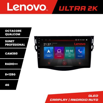 Navigatie Toyota RAV4 2008-2012 M-018 Octa Core Android Radio Bluetooth GPS WIFI/4G DSP 2K 8+128GB 360 Toslink