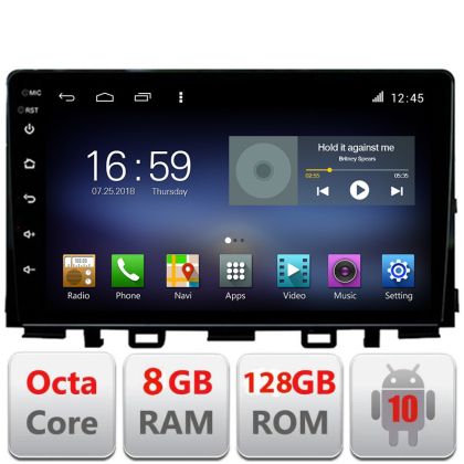 Navigatie Kia Stonic 2016-2020 Android radio gps internet Octa Core 8+128 LTE Kit-Stonic+EDT-E609