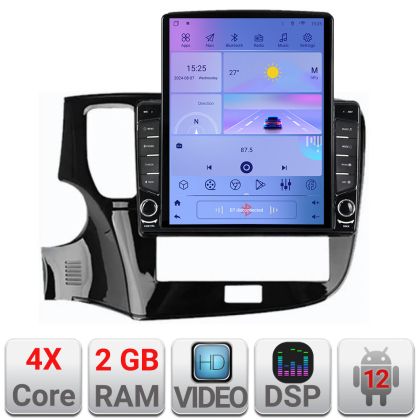 Navigatie Mitsubishi Oultander 2020- K-1230-20 ecran tip TESLA 9.7" cu Android Radio Bluetooth Internet GPS WIFI 2+32