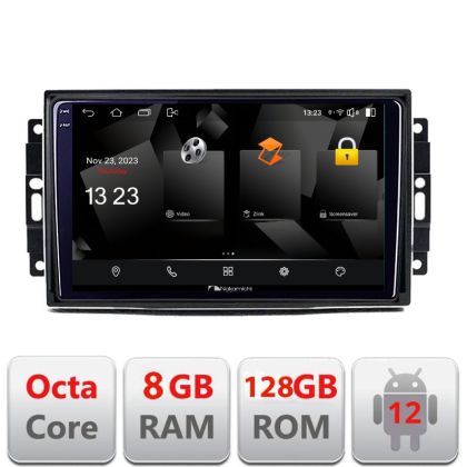 Navigatie Chrysler Jeep 5960Pro-202 Android Octa Core Qualcomm 2K Qled 8+128 DTS DSP 360 4G Optical