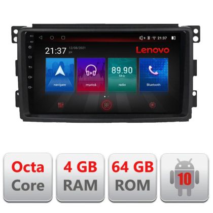 Navigatie Smart 2005-2010 E-Smart05 Octa Core cu Android Radio Bluetooth Internet GPS WIFI DSP 4+64GB 4G