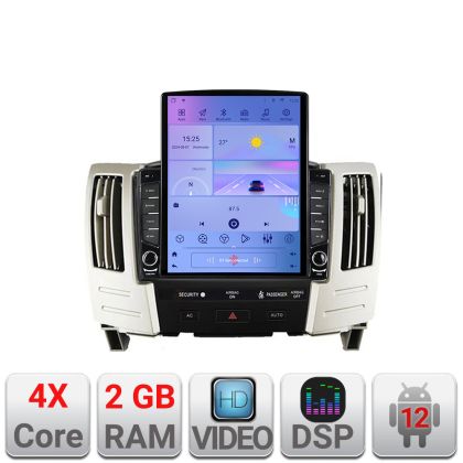 Navigatie Lexus RX300 2003-2008 Android radio gps internet quad core 2+32 ecran vertical 9.7" Kit-RX300+EDT-E708