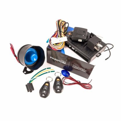 Alarma auto senzori soc pe 2 trepte cu telecomanda PHANTOM CA011