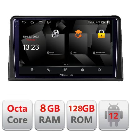 Navigatie Renault Express  Android Octa Core Qualcomm 2K Qled 8+128 DTS DSP 360 4G Optical