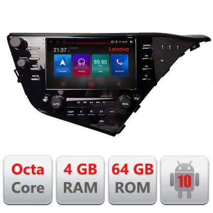 Navigatie Toyota Camry 2017-2021 V2 Android radio gps internet Octa Core 4+64 LTE kit-camry-2018-plus+EDT-E509-