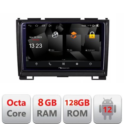 Navigatie Hummer H2 intre anii 2008-2009 Android Octa Core Qualcomm 2K Qled 8+128 DTS DSP 360 4G Optical