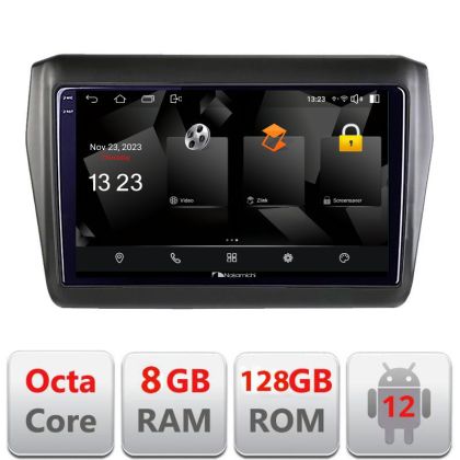 Navigatie Suzuki Swift 2017- 5960Pro-2179 Android Octa Core Qualcomm 2K Qled 8+128 DTS DSP 360 4G Optical