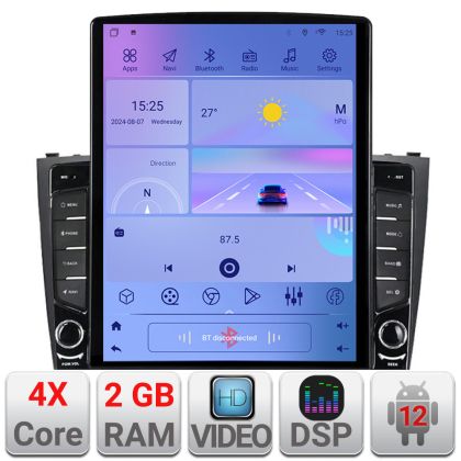 Navigatie Lexus IS 2005-2011 K- IS ecran tip TESLA 9.7" cu Android Radio Bluetooth Internet GPS WIFI 2+32 DSP Quad C