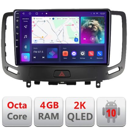 Navigatie Infiniti G35 G37 2006-2013 Android ecran Qled 2K Octa core 4+32 KIT-G25+EDT-E409-2K