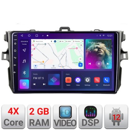 Navigatie Toyota Corolla A-063  2+32 GB Android Waze USB Navigatie Internet Youtube Radio