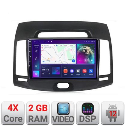 Navigatie HHyundai Elantra 2007-2011 A-2009  2+32 GB Android Waze USB Navigatie Internet Youtube Radio