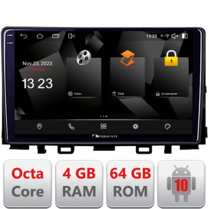 Navigatie Kia Stonic 2016-2020 Android Octa Core 720p 4+64 DSP 360 camera carplay android auto