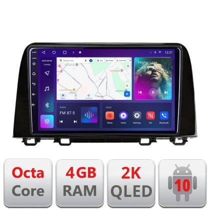 Navigatie Honda CRV 2016-2022 C-CRV19 Android Octa Core Ecran 2K QLED GPS 4G 4+32GB 360 KIT-crv19+EDT-E409-2K