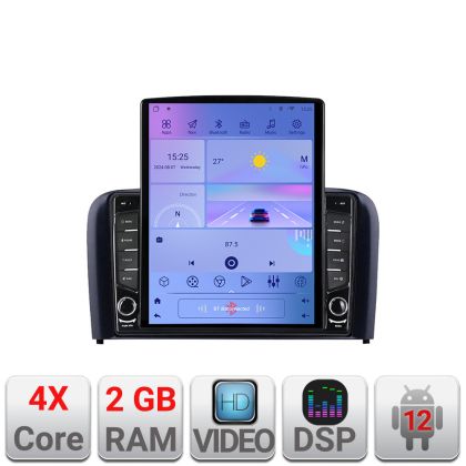 Navigatie Volvo S80 2004-2006 K-S80 ecran tip TESLA 9.7" cu Android Radio Bluetooth Internet GPS WIFI 2+32 DSP Quad Co