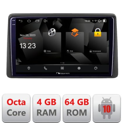 Navigatie Opel Movano Renault Master 2020-  Android Octa Core 720p 4+64 DSP 360 camera carplay android auto