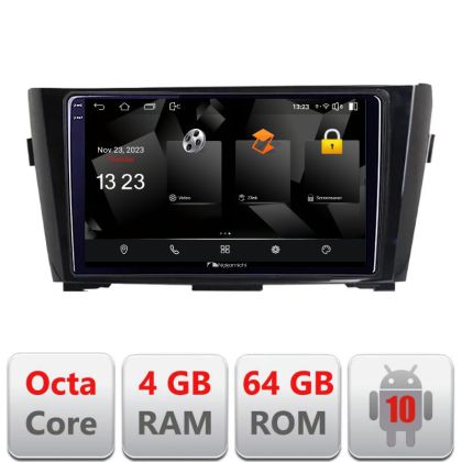 Navigatie Nissan Qashqai 5510-353 Android Octa Core 720p 4+64 DSP 360 camera carplay android auto