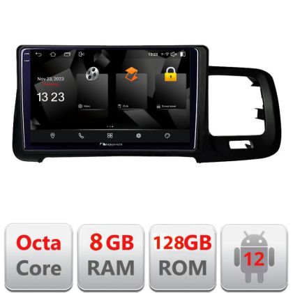 Navigatie Volvo S60 2008-2014 5960Pro-s60-08 Android Octa Core Qualcomm 2K Qled 8+128 DTS DSP 360 4G Optical