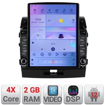 Navigatie TOYOTA Land Cruiser L200 K-381 ecran tip TESLA 9.7" cu Android Radio Bluetooth Internet GPS WIFI 2+32 DSP Qu