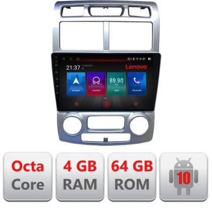 Navigatie Kia Sportage 2005-2007 E-0023 Octa Core cu Android Radio Bluetooth Internet GPS WIFI DSP 4+64GB 4G