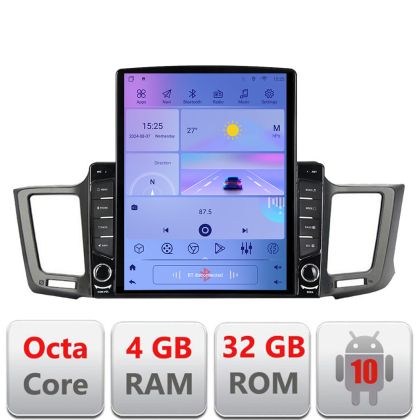 Navigatie TOYOTA RAV 4 2013-2018 H-247 ecran tip TESLA 9.7" cu Android Radio Bluetooth Internet GPS WIFI 4+32GB DSP 4G