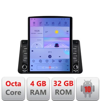 Navigatie Nissan Micra intre anii 2014-2019 Android radio gps internet Octa Core 4+64 LTE Kit-micra+EDT-E709