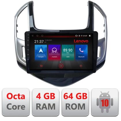 Navigatie Chevrolet Cruze 2013-E-1267 Octa Core cu Android Internet Bluetooth Radio GPS WiF DSP 4G 4+64 GB