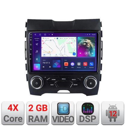 Navigatie Ford Edge 2015-2021 midline A-edge-mid  2+32 GB Android Waze USB Navigatie Internet Youtube Radio