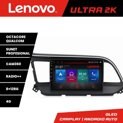 Navigatie HHyundai Elantra 2018- M-1581 Octa Core Android Radio Bluetooth GPS WIFI/4G DSP 2K 8+128GB 360 Toslink