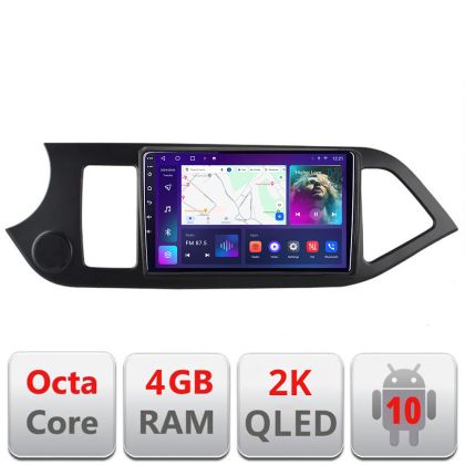 Navigatie Kia Picanto 2011-2015 C-217 Android Octa Core Ecran 2K QLED GPS 4G 4+32GB 360 KIT-217+EDT-E409-2K